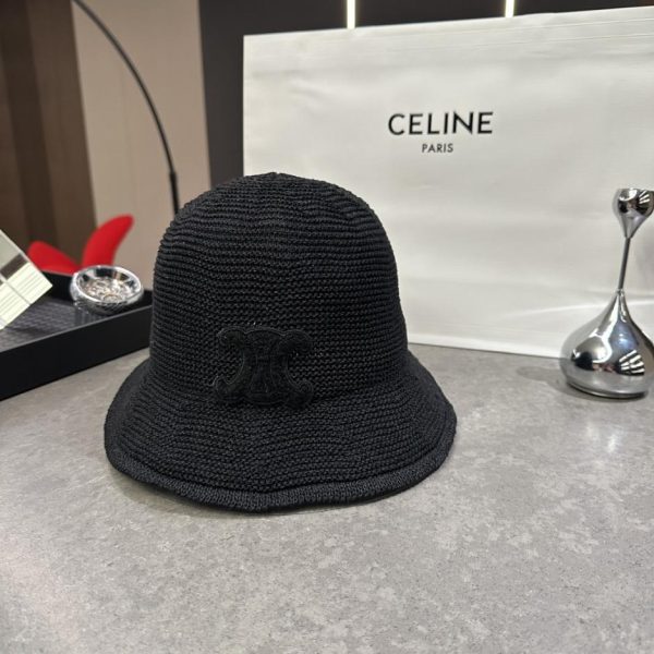 repliche,replica,perfette,siti di,affidabili,migliori siti,dove comprare,1:1,scarpe da ginnastica Nuovo cappello a secchiello in maglia di Celine, circonferenza testa 57 cm (RXHNUA)