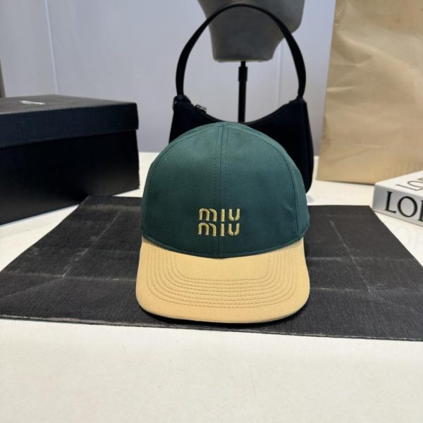 repliche,replica,perfette,siti di,affidabili,migliori siti,dove comprare,1:1,scarpe da ginnastica Cappellino da baseball ricamato di alta gamma MiuMiu, nuovo ordine (IS06KA)