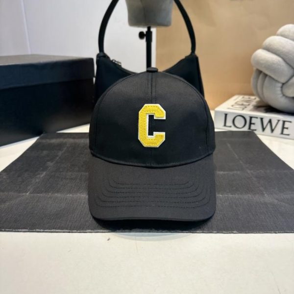 repliche,replica,perfette,siti di,affidabili,migliori siti,dove comprare,1:1,scarpe da ginnastica Ultimo modello di cappellino da baseball CELINE con logo C ricamato (1R1YRY)