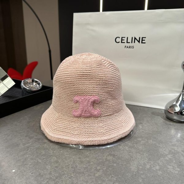 repliche,replica,perfette,siti di,affidabili,migliori siti,dove comprare,1:1,scarpe da ginnastica Nuovo cappello a secchiello in maglia di Celine, circonferenza della testa 57 cm (S8ZCAC)