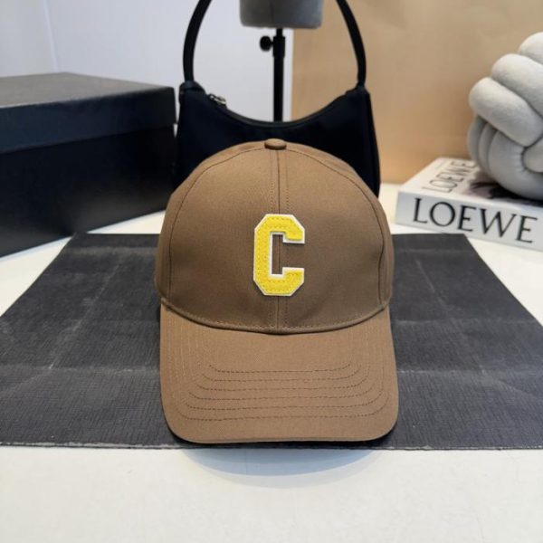repliche,replica,perfette,siti di,affidabili,migliori siti,dove comprare,1:1,scarpe da ginnastica Ultimo modello di cappellino da baseball CELINE con logo C ricamato (VC4V29)