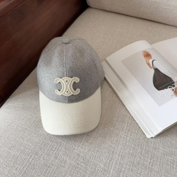 Cappellino da baseball Celine ricamato con scritta (QZ8VWF)