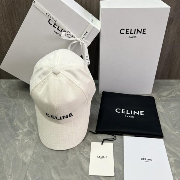 repliche,replica,perfette,siti di,affidabili,migliori siti,dove comprare,1:1,scarpe da ginnastica Cappellino da baseball CELINE originale in velluto di cotone personalizzato con applicazione logo (EKE6T2) – Stesso stile del sito ufficiale