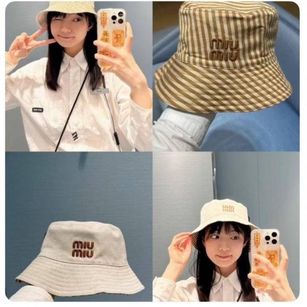 repliche,replica,perfette,siti di,affidabili,migliori siti,dove comprare,1:1,scarpe da ginnastica Cappello da pescatore reversibile MiuMiu, unisex, con confezione (ECZB5R)
