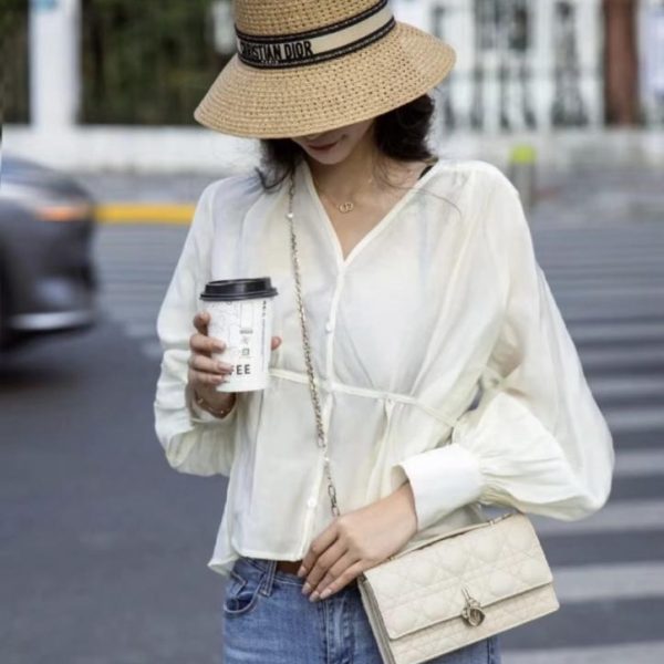 repliche,replica,perfette,siti di,affidabili,migliori siti,dove comprare,1:1,scarpe da ginnastica Cappello di paglia Dior, cilindro traforato (QNLDLB)