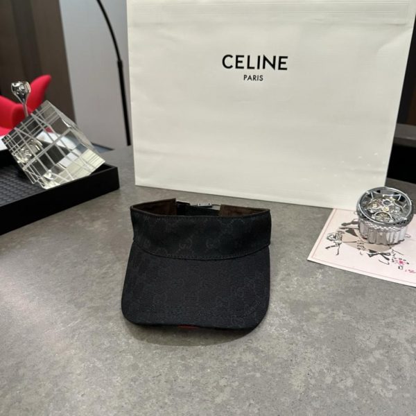 repliche,replica,perfette,siti di,affidabili,migliori siti,dove comprare,1:1,scarpe da ginnastica Cappello da sole con visiera Gucci classico con monogramma (BM8J22)