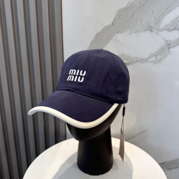 repliche,replica,perfette,siti di,affidabili,migliori siti,dove comprare,1:1,scarpe da ginnastica Cappellino da baseball ricamato MiuMiu, nuovo articolo (74185S)