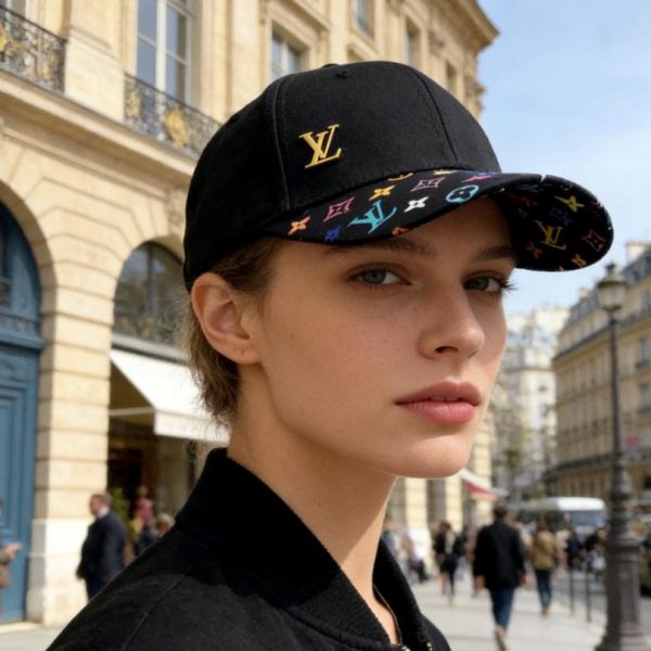 repliche,replica,perfette,siti di,affidabili,migliori siti,dove comprare,1:1,scarpe da ginnastica Cappellino da baseball LV con monogramma colorato e logo in metallo, ultimo modello disponibile in boutique (YVVMR7)