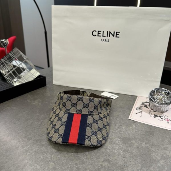 repliche,replica,perfette,siti di,affidabili,migliori siti,dove comprare,1:1,scarpe da ginnastica Visiera classica Gucci con cinturino rosso e verde (WOVUK5)