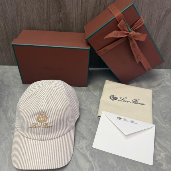repliche,replica,perfette,siti di,affidabili,migliori siti,dove comprare,1:1,scarpe da ginnastica Cappellino da baseball a righe Loro Piana Storm System (THQNGQ)