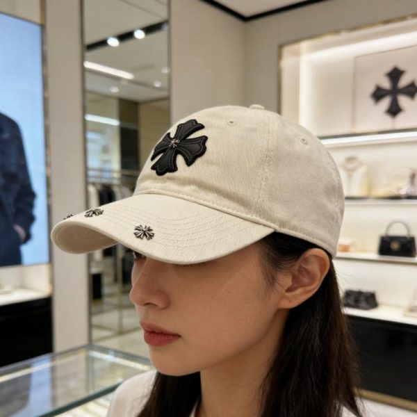 repliche,replica,perfette,siti di,affidabili,migliori siti,dove comprare,1:1,scarpe da ginnastica Cappellino da baseball Chrome Hearts con croce effetto invecchiato (O7CTUB)