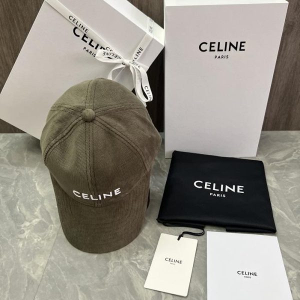 repliche,replica,perfette,siti di,affidabili,migliori siti,dove comprare,1:1,scarpe da ginnastica Cappellino da baseball CELINE originale in velluto di cotone personalizzato con applicazione logo (YH4RFO) – Stesso stile del sito ufficiale