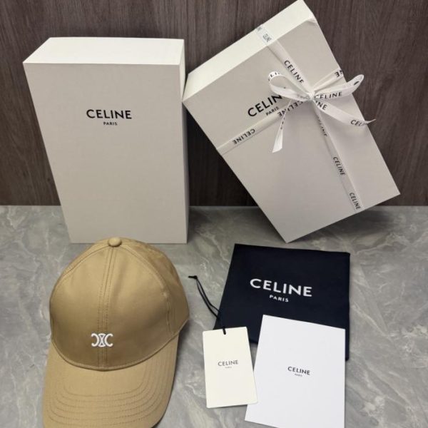 repliche,replica,perfette,siti di,affidabili,migliori siti,dove comprare,1:1,scarpe da ginnastica Cappello CELINE originale personalizzato con logo Triomphe Double C ricamato (53T93H)