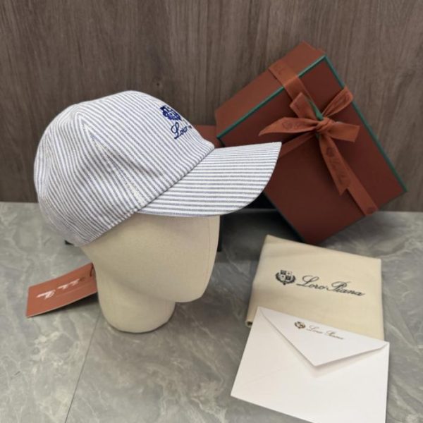 repliche,replica,perfette,siti di,affidabili,migliori siti,dove comprare,1:1,scarpe da ginnastica Cappellino da baseball a righe Loro Piana Storm System (NJKHQG)