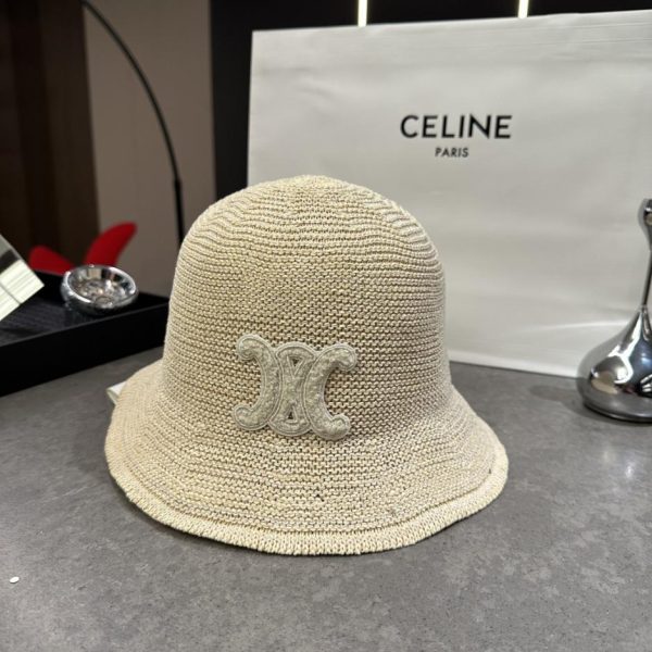 repliche,replica,perfette,siti di,affidabili,migliori siti,dove comprare,1:1,scarpe da ginnastica Nuovo cappello a secchiello in maglia di Celine, circonferenza della testa 57 cm (5S0LZU)