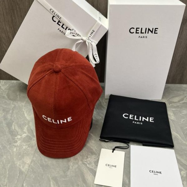 repliche,replica,perfette,siti di,affidabili,migliori siti,dove comprare,1:1,scarpe da ginnastica Cappellino da baseball CELINE originale in velluto di cotone personalizzato con applicazione logo (XK16SF) – Stesso stile del sito ufficiale