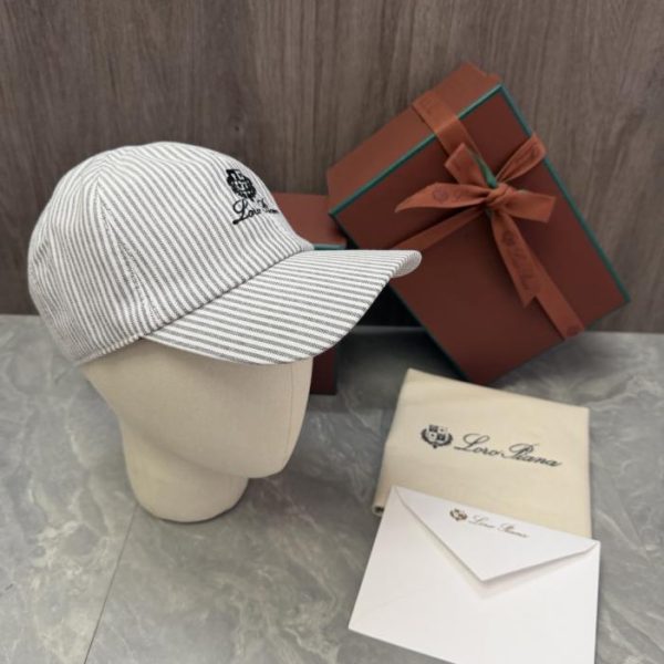 repliche,replica,perfette,siti di,affidabili,migliori siti,dove comprare,1:1,scarpe da ginnastica Cappellino da baseball a righe Loro Piana Storm System (BNVI9S)