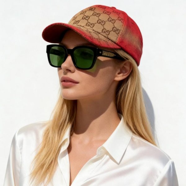 repliche,replica,perfette,siti di,affidabili,migliori siti,dove comprare,1:1,scarpe da ginnastica Cappellino da baseball classico Gucci, design originale, grande ricamo doppia G sul lato (JTFHK9)
