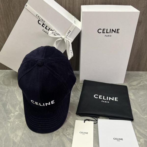 repliche,replica,perfette,siti di,affidabili,migliori siti,dove comprare,1:1,scarpe da ginnastica Cappellino da baseball CELINE originale in velluto di cotone personalizzato con applicazione logo (7YOTVF) – Stesso stile del sito ufficiale