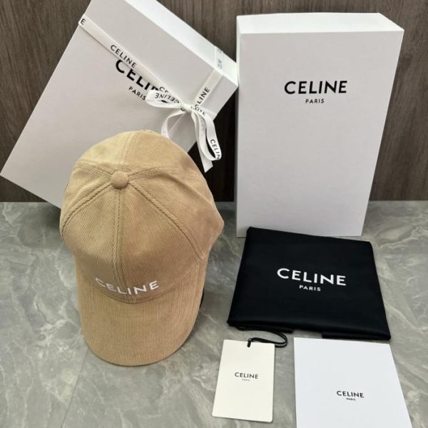 repliche,replica,perfette,siti di,affidabili,migliori siti,dove comprare,1:1,scarpe da ginnastica Cappellino da baseball CELINE originale in velluto di cotone con applicazione logo (Z7UHCN) – Stesso stile del sito ufficiale CELINE
