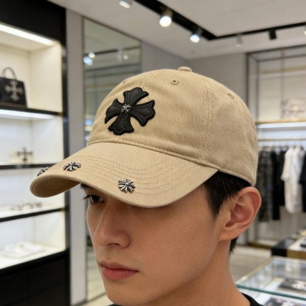 repliche,replica,perfette,siti di,affidabili,migliori siti,dove comprare,1:1,scarpe da ginnastica Cappellino da baseball Chrome Hearts con croce effetto invecchiato (HMULQ4)
