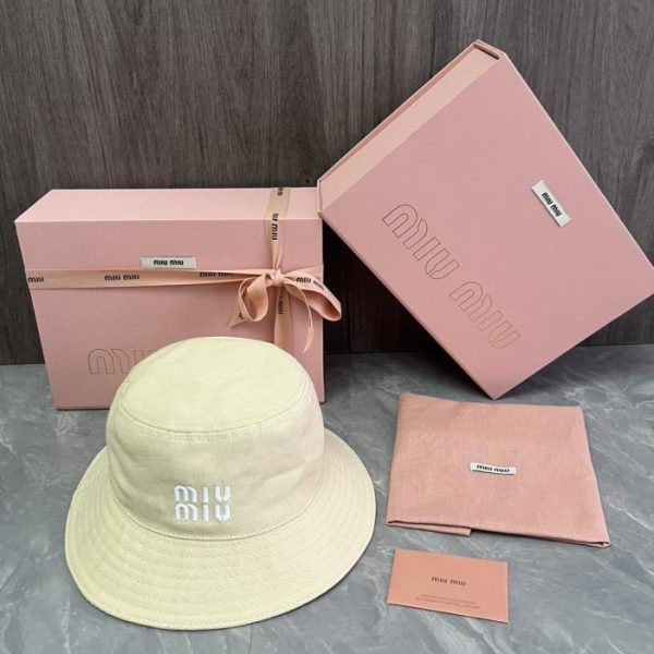 repliche,replica,perfette,siti di,affidabili,migliori siti,dove comprare,1:1,scarpe da ginnastica Cappello da pescatore MiuMiu originale, personalizzato, color macaron (JBV45M)