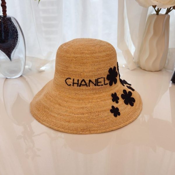 repliche,replica,perfette,siti di,affidabili,migliori siti,dove comprare,1:1,scarpe da ginnastica Nuovo cappello da sole in rafia lavorato all’uncinetto di Chanel (S15GVN)