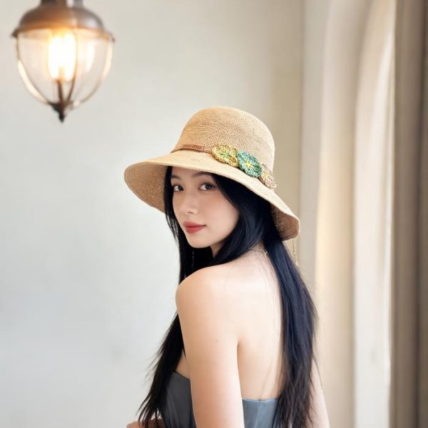 repliche,replica,perfette,siti di,affidabili,migliori siti,dove comprare,1:1,scarpe da ginnastica Cappello in rafia intrecciato a mano MiuMiu (6B5NXI)