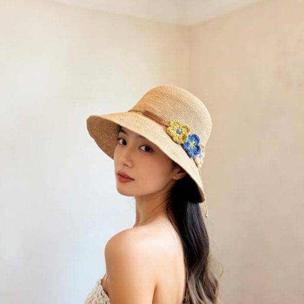 repliche,replica,perfette,siti di,affidabili,migliori siti,dove comprare,1:1,scarpe da ginnastica Cappello in rafia intrecciato a mano MiuMiu (LILJT9)