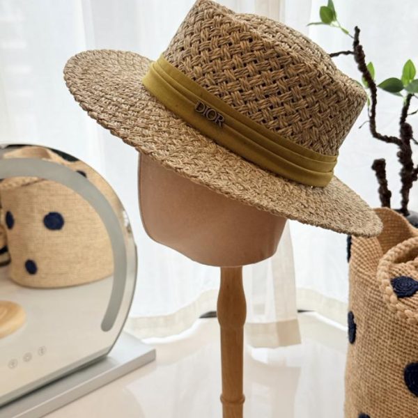 repliche,replica,perfette,siti di,affidabili,migliori siti,dove comprare,1:1,scarpe da ginnastica Cappello da sole in paglia DIOR (ADC8IU)