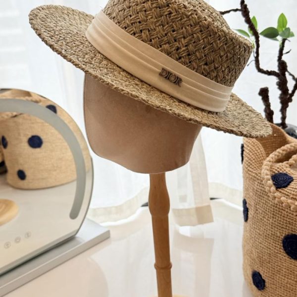 repliche,replica,perfette,siti di,affidabili,migliori siti,dove comprare,1:1,scarpe da ginnastica Cappello da sole in paglia DIOR (VYQ927)