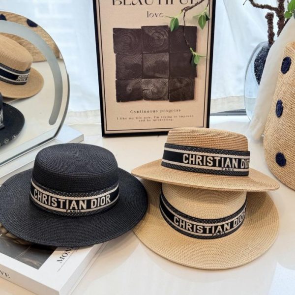 repliche,replica,perfette,siti di,affidabili,migliori siti,dove comprare,1:1,scarpe da ginnastica Cappello piatto DIOR intrecciato a mano, realizzato con materiali naturali (HYRK8T)
