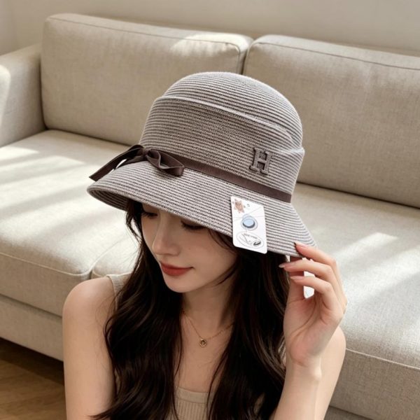 repliche,replica,perfette,siti di,affidabili,migliori siti,dove comprare,1:1,scarpe da ginnastica Cappello di paglia intrecciata stile Hermès (H6MVTJ)