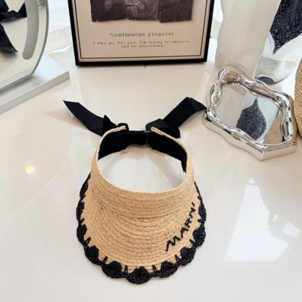 repliche,replica,perfette,siti di,affidabili,migliori siti,dove comprare,1:1,scarpe da ginnastica Cappello con visiera in rafia Marni (RNX4AS)