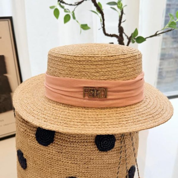 repliche,replica,perfette,siti di,affidabili,migliori siti,dove comprare,1:1,scarpe da ginnastica Cappello di paglia Fendi in stile retrò (4YAW9M)