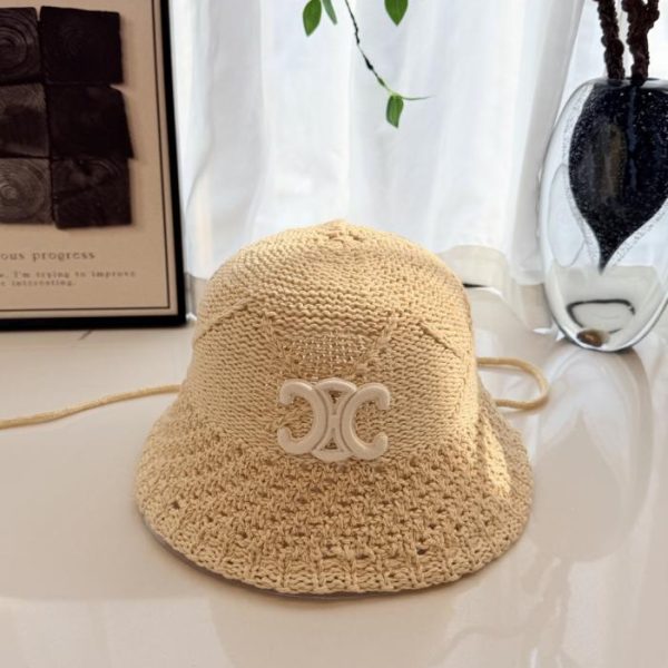 repliche,replica,perfette,siti di,affidabili,migliori siti,dove comprare,1:1,scarpe da ginnastica Cappello da pescatore traforato in stile CELINE (X9YQ2N)