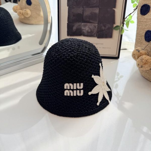 repliche,replica,perfette,siti di,affidabili,migliori siti,dove comprare,1:1,scarpe da ginnastica Cappello da pescatore Miu Miu lavorato a mano all’uncinetto (ISHDS5)