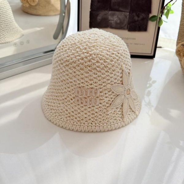 repliche,replica,perfette,siti di,affidabili,migliori siti,dove comprare,1:1,scarpe da ginnastica Cappello da pescatore Miu Miu lavorato a mano all’uncinetto (XSE9QK)