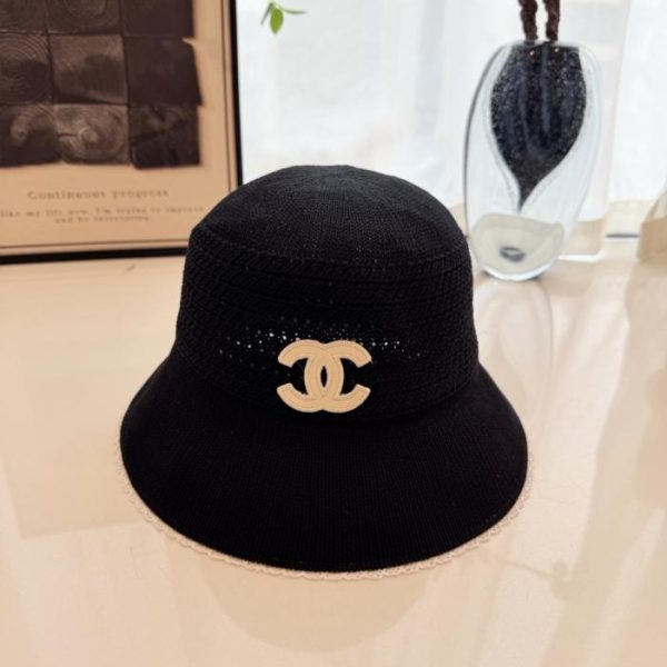 repliche,replica,perfette,siti di,affidabili,migliori siti,dove comprare,1:1,scarpe da ginnastica Cappello da pescatore Chanel con bordo in pizzo (H70OBN)
