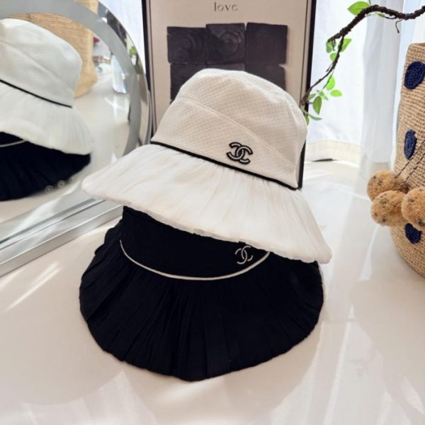 repliche,replica,perfette,siti di,affidabili,migliori siti,dove comprare,1:1,scarpe da ginnastica Cappello da pescatore plissettato Chanel (34HVZY)