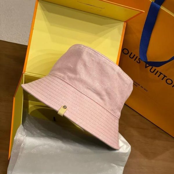 repliche,replica,perfette,siti di,affidabili,migliori siti,dove comprare,1:1,scarpe da ginnastica Nuovo cappello a secchiello reversibile in denim di LV (4IMAX2)