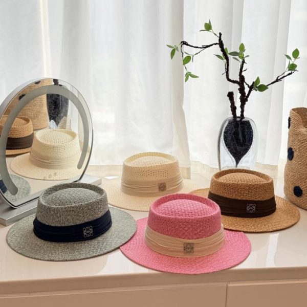 repliche,replica,perfette,siti di,affidabili,migliori siti,dove comprare,1:1,scarpe da ginnastica Cappello a tesa piatta Loewe (4736YL)