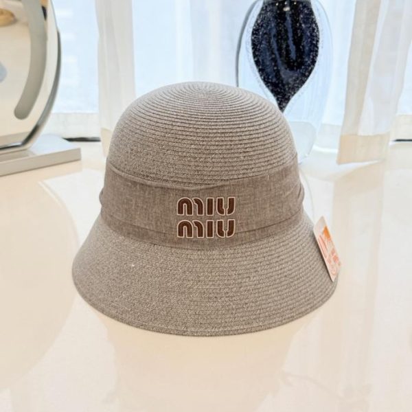 repliche,replica,perfette,siti di,affidabili,migliori siti,dove comprare,1:1,scarpe da ginnastica Cappello da pescatore intrecciato Miu Miu (ZCZD8Y)