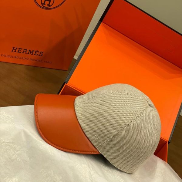 Cappellino da baseball Hermès a blocchi di colore (E9LD38)