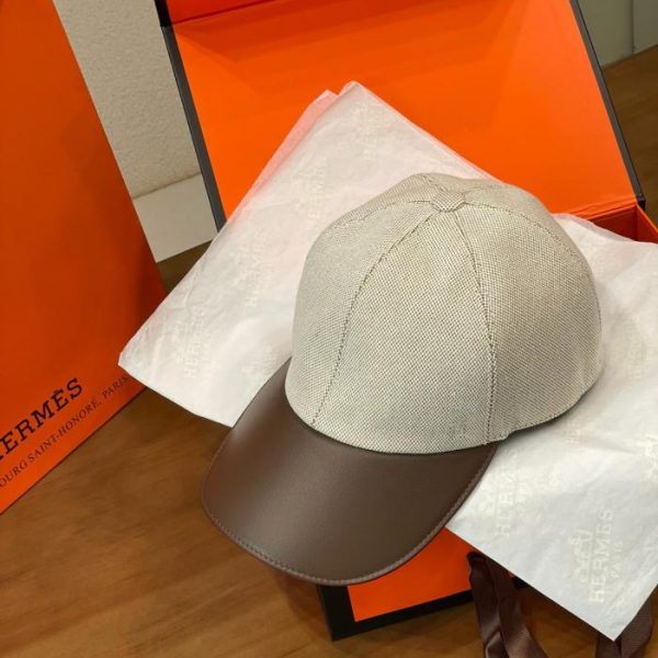 Cappellino da baseball Hermès a blocchi di colore (SL385T)