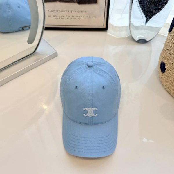 repliche,replica,perfette,siti di,affidabili,migliori siti,dove comprare,1:1,scarpe da ginnastica Cappellino da baseball Celine in cotone con visiera morbida (7IKS5L)
