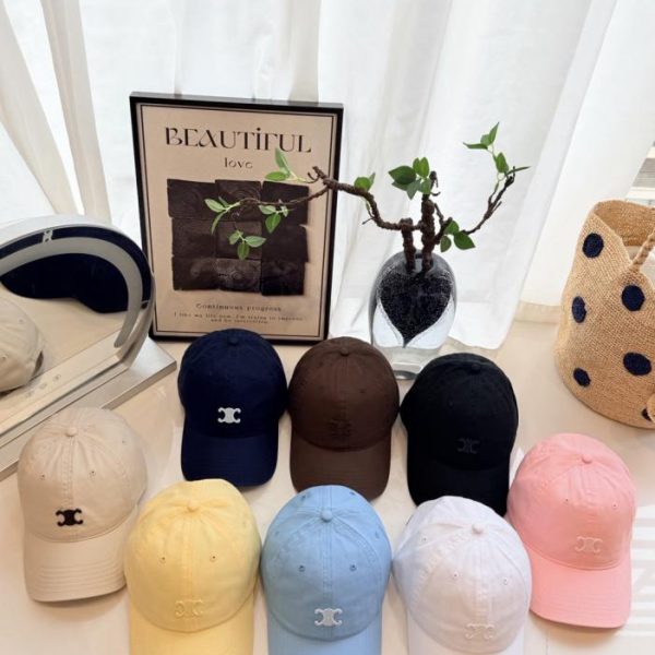 repliche,replica,perfette,siti di,affidabili,migliori siti,dove comprare,1:1,scarpe da ginnastica Cappellino da baseball Celine in 100% cotone (GV14FN)