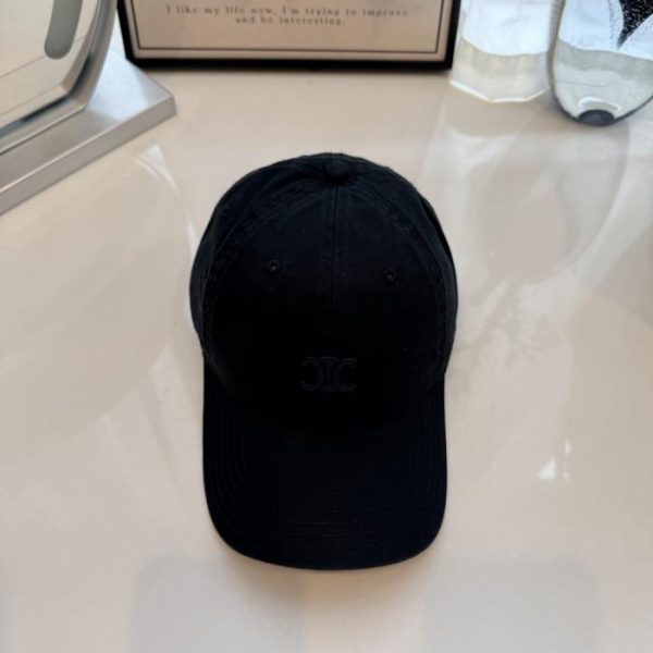 repliche,replica,perfette,siti di,affidabili,migliori siti,dove comprare,1:1,scarpe da ginnastica Cappellino da baseball Celine in cotone con visiera morbida (95NULO)