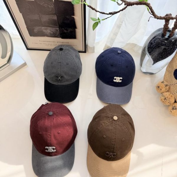repliche,replica,perfette,siti di,affidabili,migliori siti,dove comprare,1:1,scarpe da ginnastica Cappellino da baseball Celine in cotone lavato con blocchi di colore (25YXNM)