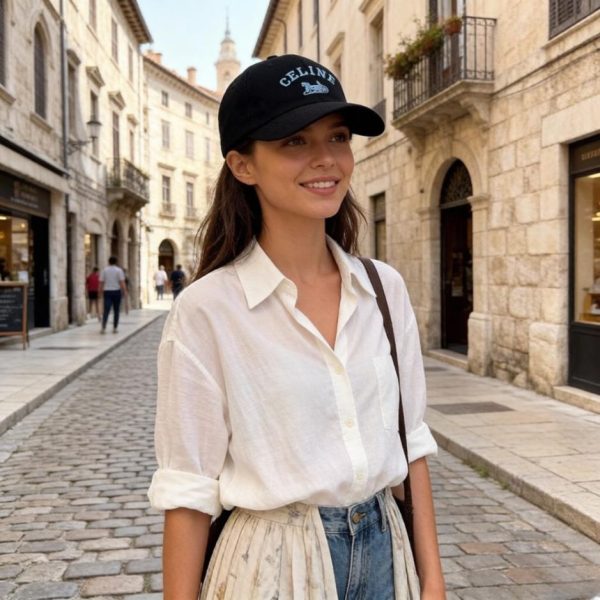 repliche,replica,perfette,siti di,affidabili,migliori siti,dove comprare,1:1,scarpe da ginnastica Nuovo cappellino da baseball classico, casual e di tendenza di Celine (RY8MVX)